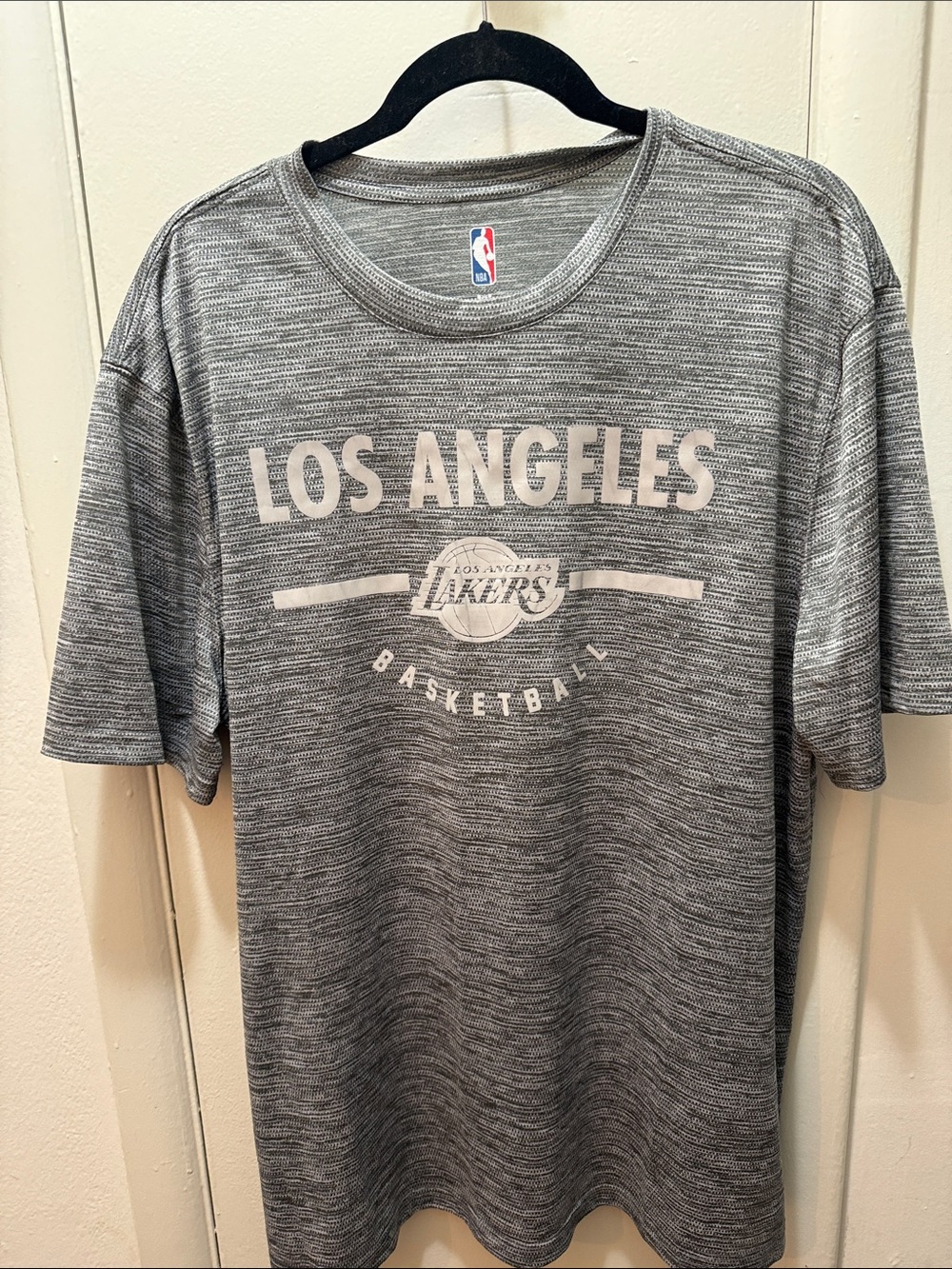 NBA Los Angeles Lakers Heather Gray Short Sleeve Tee